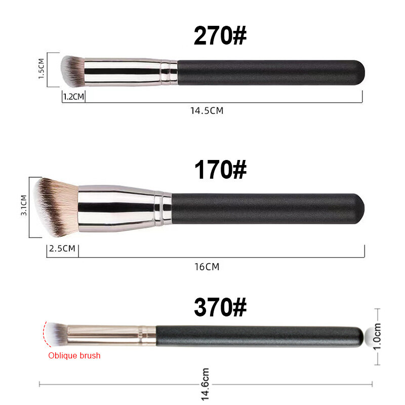 SUAKE  170/270 Cọ trang điểm đầu tròn đánh kem nền dễ dàng thao tác