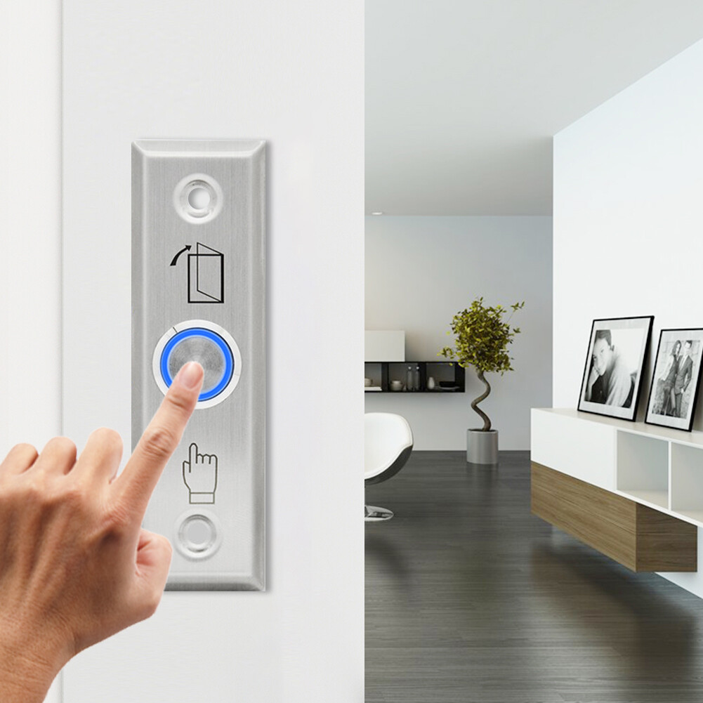Nút Bấm Thoát Hiểm Bằng Thép Không Gỉ Nút Bấm Mở Cửa, Cho Hệ Thống Kiểm Soát Truy Cập