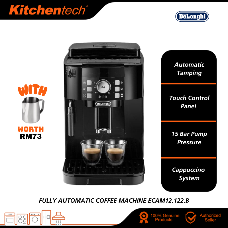 DeLonghi Magnifica Fully Automatic Coffee Machine Automatic Tamping