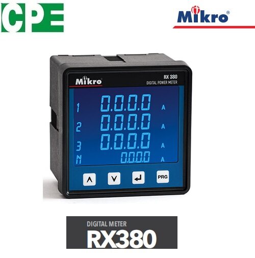 Mikro Digital Power Meter RX380 with RS485 Communication Port (2022 NEW MODEL) Lazada