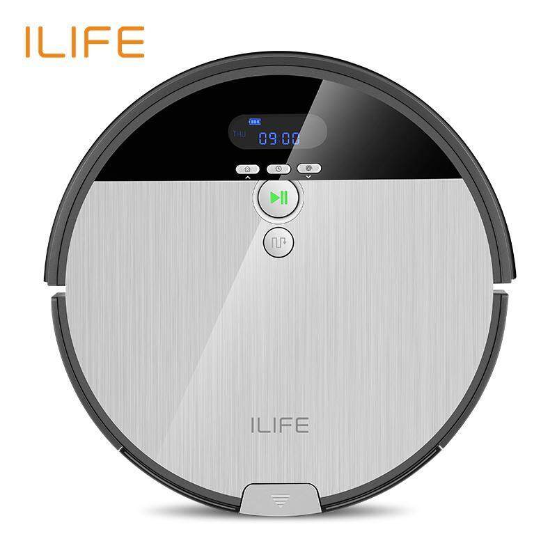 ILIFE V8s Robot Vacuum Cleaner Sweep Wet Mop Navigation Planned Cleaning 0.75L Dustbin Water Tank Singapore