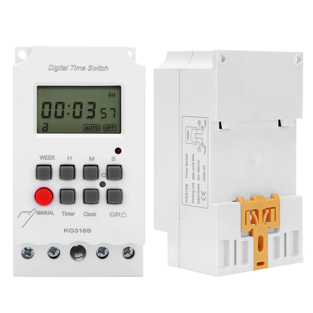 Digital Time Switch Timer Switch 32 Groups KG316S For Advertising Signs Neon