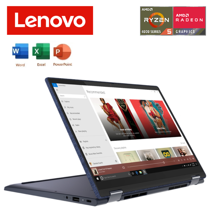 Lenovo Yoga 6 13ARE05 82FN0035MJ 13.3 FHD Touch Laptop Abyss Blue (Ryzen 5 4500U, 8GB, 512GB SSD, ATI, W10, FREE H & STUDENT) Malaysia