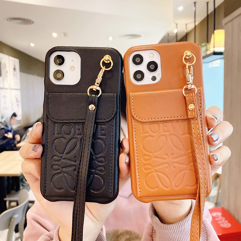 Bao Đựng Thẻ iPhone 12 Dây Đeo Ba Lô Hình Người Đưa Thư iPhone 11Pro Max Hộp Đựng Thẻ Ip8 X XR I7plus Vỏ Bảo Vệ Chống Rơi, Xs Ins12mini Ví