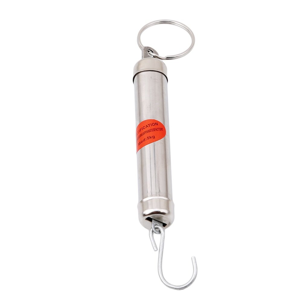 Kitchen Weighing Tools Stainless Steel Mechanical Spring Scale Said 5kg Dynamometer Pipe