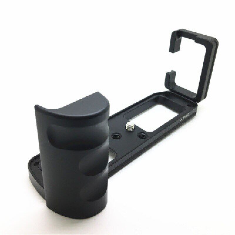 For fuji fujifilm xpro2 x-pro2 camera arca-swiss rrs pro vertical l type bracket tripod quick release plate base grip handle
