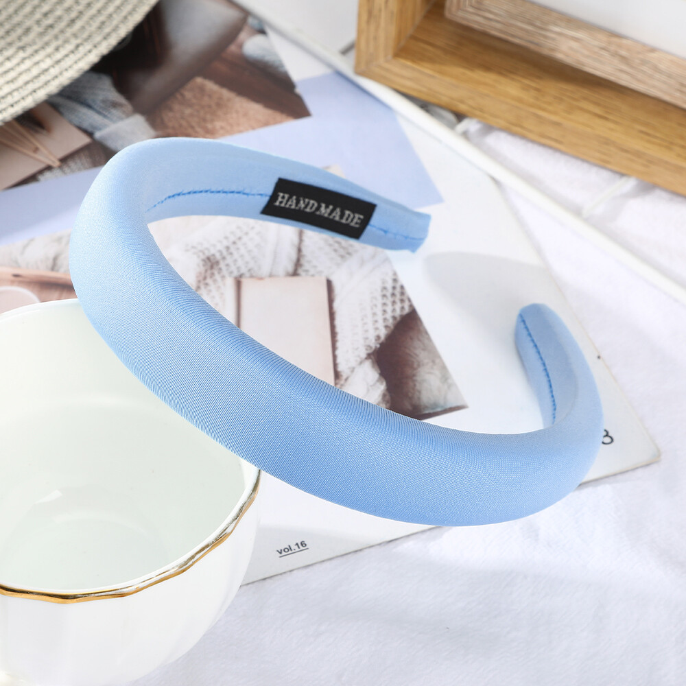 27 Colors Korean Version Girls Fashion Simple Sponge Headband Solid Color Wild Commute Hair Accessories