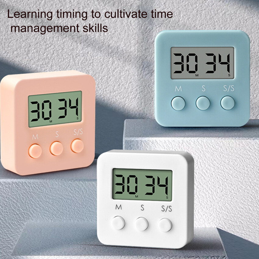 LCD quản lý hẹn giờ học sinh học Tự Kỷ Luật Đồng hồ bấm giờ có chức năng nhắc việc Mini dễ thương Đồng hồ báo thức điện tử dụng cụ nhà bếp