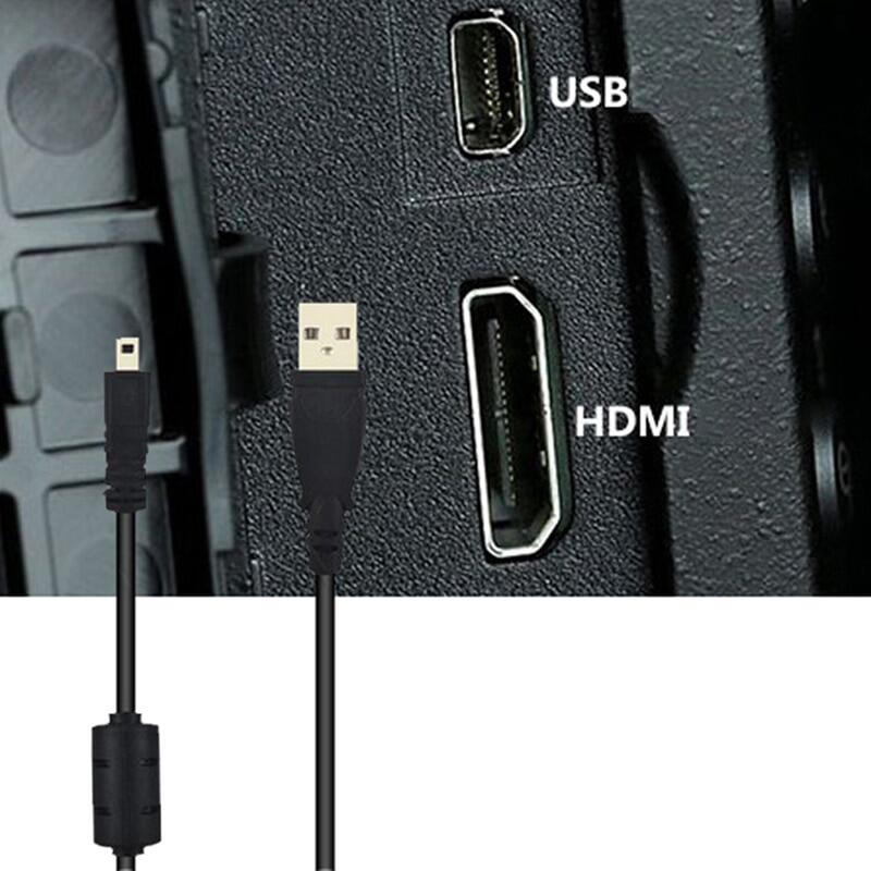 {：“》—— 8 Pin USB Data Cable For Nikon D7200 D3200 D5500 D5100 D5200 D7100 P7100 Charging Data Cable For Pentax Panasonic SONY Camera
