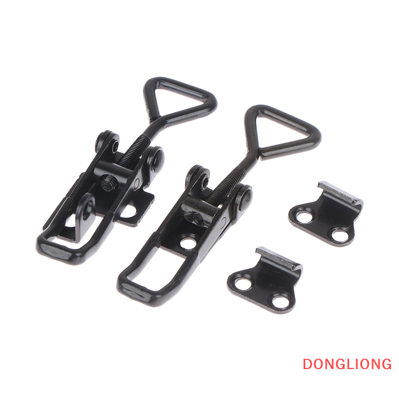 DONGLIONG Toggle Latch Catch Toggle Clamp Adjustable Cabinet Boxes Lever Handle Lock Hasp