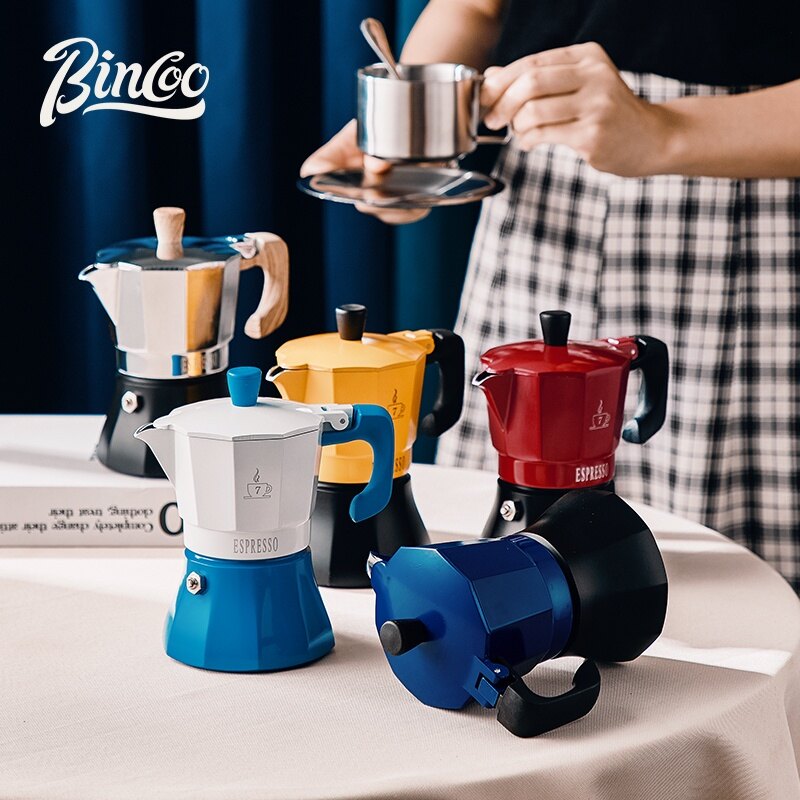 Bincoo Bình Moka Bình Pha Cà Phê Espresso Bình Pha Cà Phê Máy Pha Cà Phê