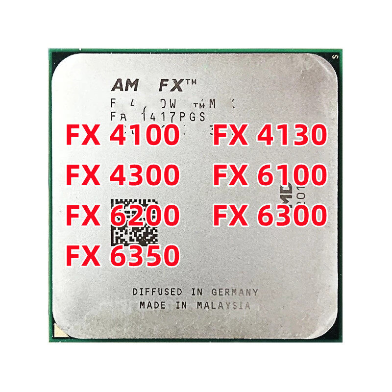 Fx4100 fx4130 fx4200 fx4300 fx6100 fx6200 fx6300 fx6350 socket am3+ quad-core cpu processor