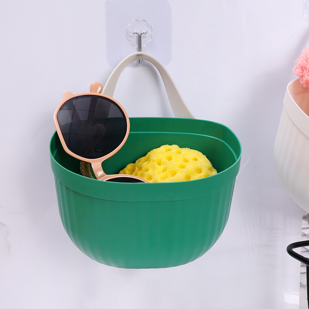 Kitchen Onion Storage Basket Wall-mounted Storage Box Small Rack Bathroom Bedside Hanging Basket Ginger Garlic Storage Baskets