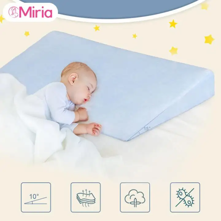 Miria Baby Sleep Positioner Pillow Anti Reflux High Incline