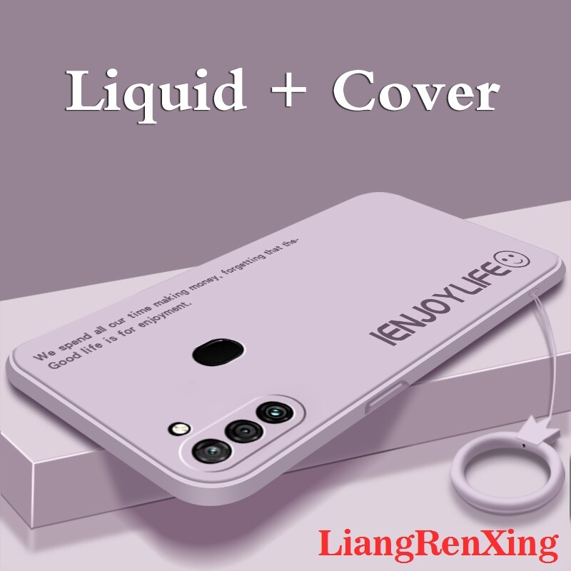 Casing SAMSUNG a11 phone case Softcase Liquid Silicone Protector Smooth shockproof Bumper Cover new design YTZIMU02