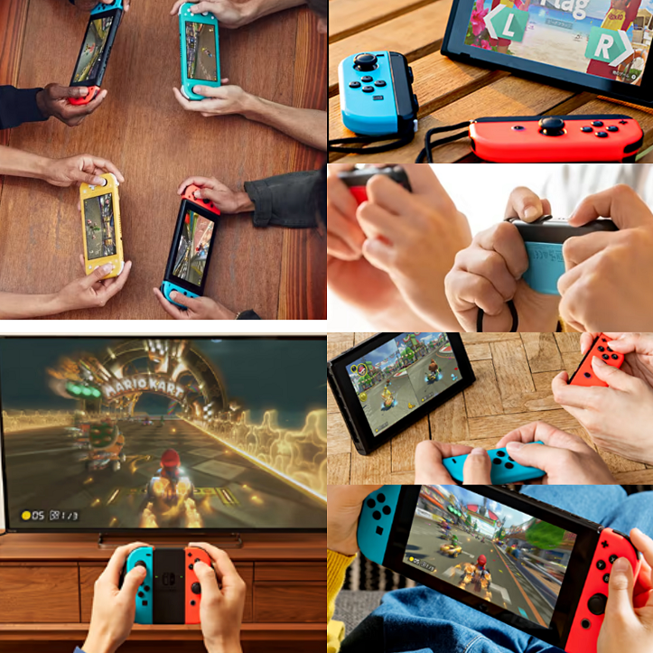 Bộ Điều Khiển Chuyển Đổi Cho Nintendo Joycon Kèm Macro, Điều Khiển Chuyển Động, Thay Thế Cho Điều Khiển Switch Joycon, Thay Thế Cho Switch Joycon