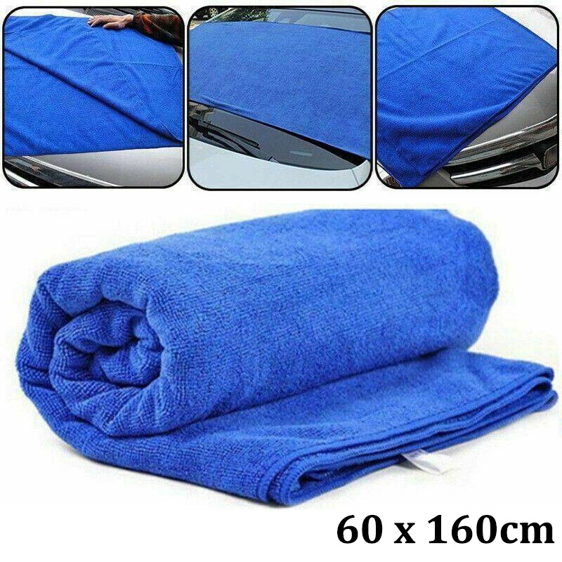 60cm x 160cm Extra Large Microfibre Towel Car Drying Cleaning Polish Cloth