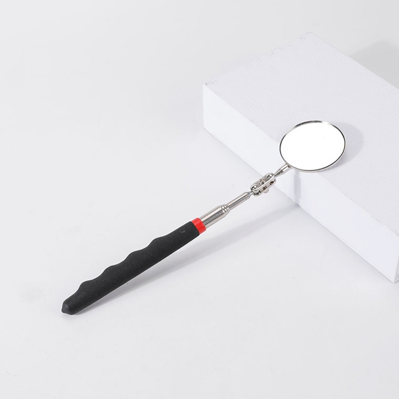 Telescoping Inspection Mirror Round Mirror Inspection Tool for Checking Vehicle Observing Eyelashes Mouth Small Parts