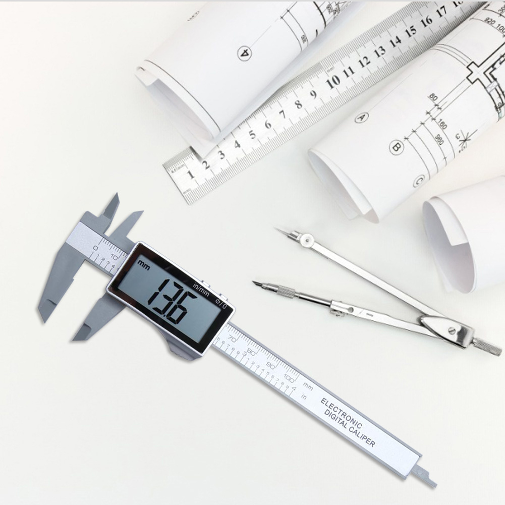 [Moscow Six] ♬ 100/150mm Electronic Digital Vernier Caliper Full Screen Measuring Tools