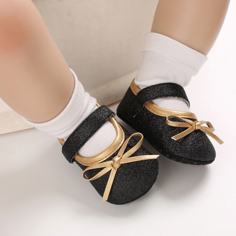 Mary Jane Bow Princess Shoes Girls Flats Cute Walking Shoes