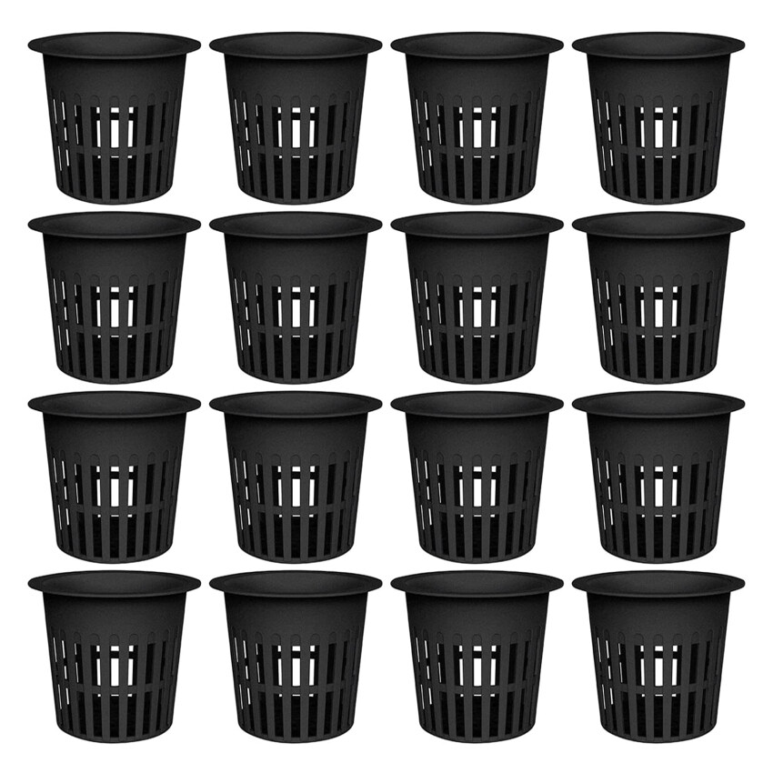 4 Inch Plastic Net Cups Pots Plant Containers For Hydroponics