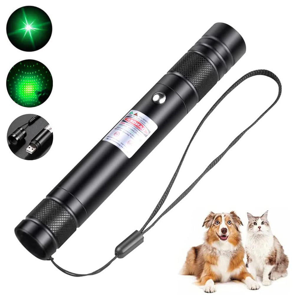 BC 10000m USB Charging Laser Torch Green Laser Pointer High Powerful Dot Single Starry Burning Match