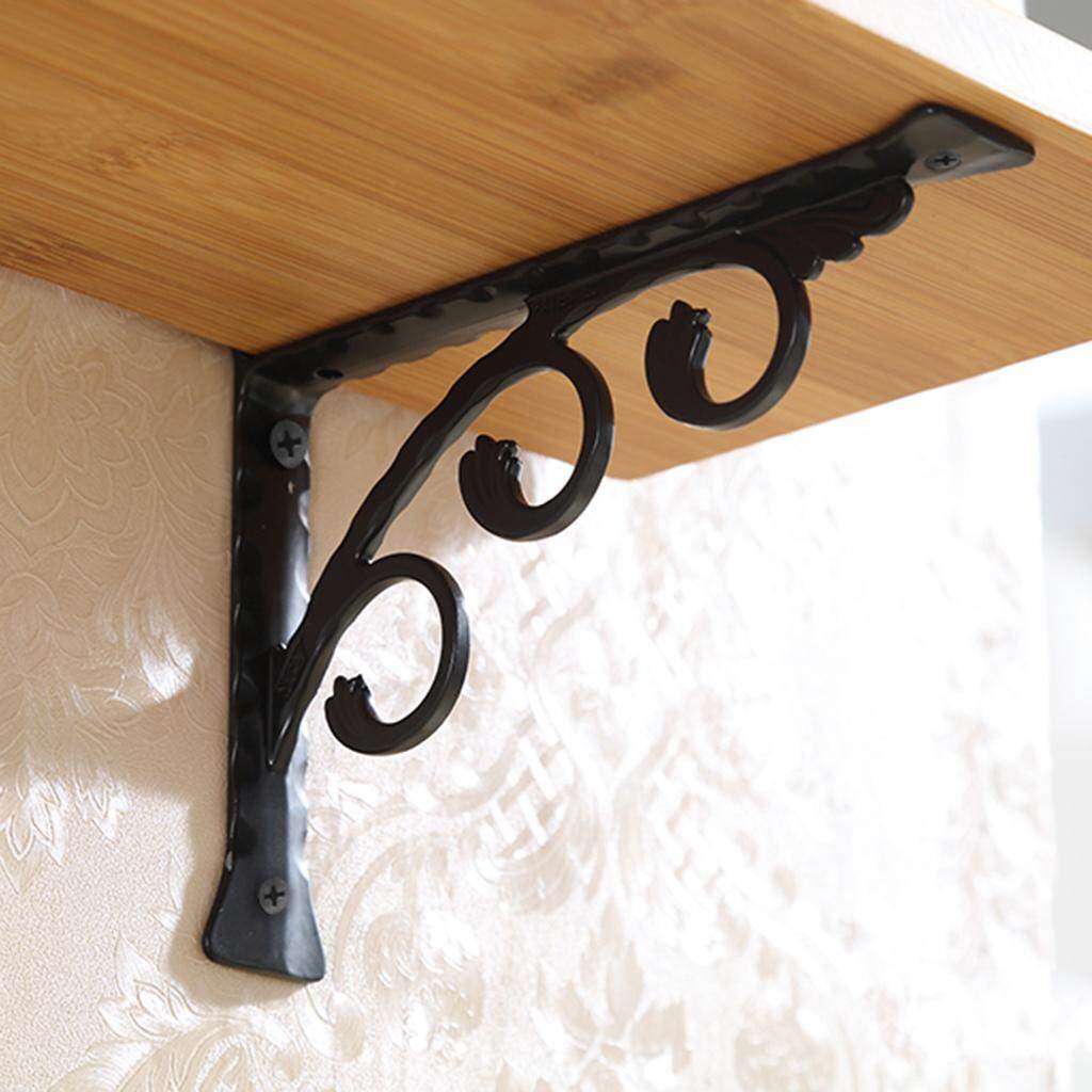 tishita 2pcs Heavy Duty Supporter Shelf Bracket Home Hotel Storage Display Bookshelf