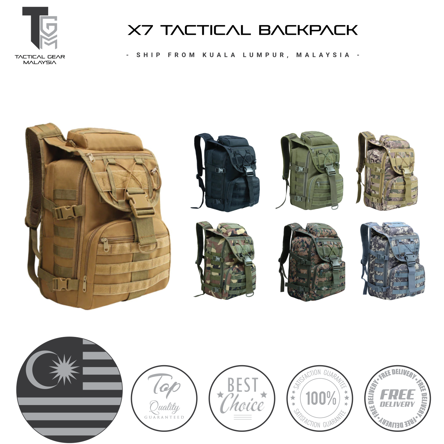 tactical backpack malaysia