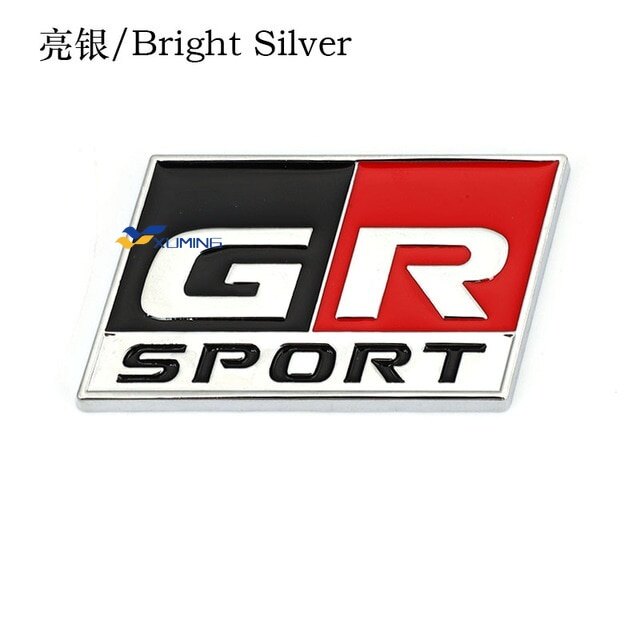 Tem Dán Xe Ô Tô Decal Logo Thể Thao GR Tem Dán Logo GR