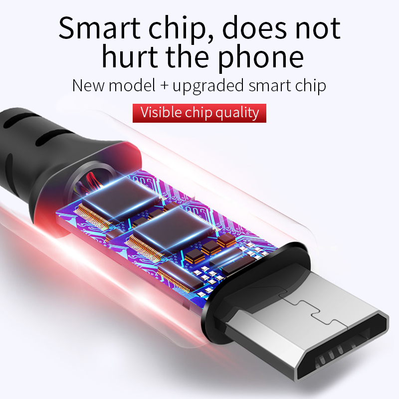 Cáp Micro USB HOCO X14 2A Dài 1M, Cáp Sạc Nhanh Cho Điện Thoại Di Động Samsung Xiaomi Huawei