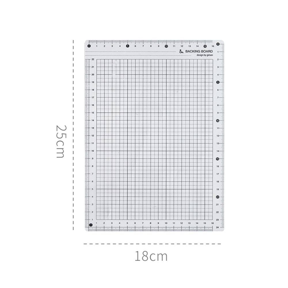 TSEVD Flat Durable Reuseable School Transparent Students Drafting Grid