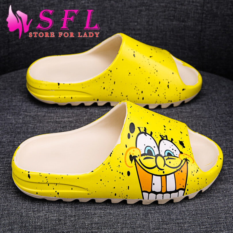 SFL Store Giày Nữ 2020 Các Yếu Tố Hoạt Hình Mới Tất Cả Được Bọc Từ Hợp Thời Trang Kéo giá rẻ