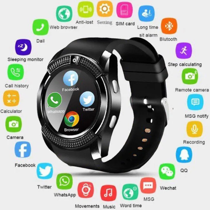 smart watch v8 original