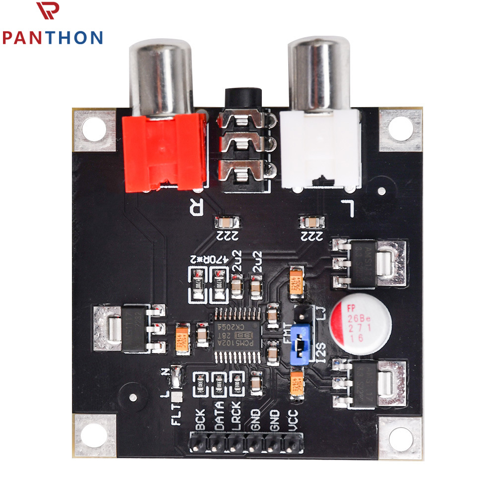 PANTHON PCM5102 PCM5102A DAC Decoder Board I2S Input 32Bit 384K for Red Core Player