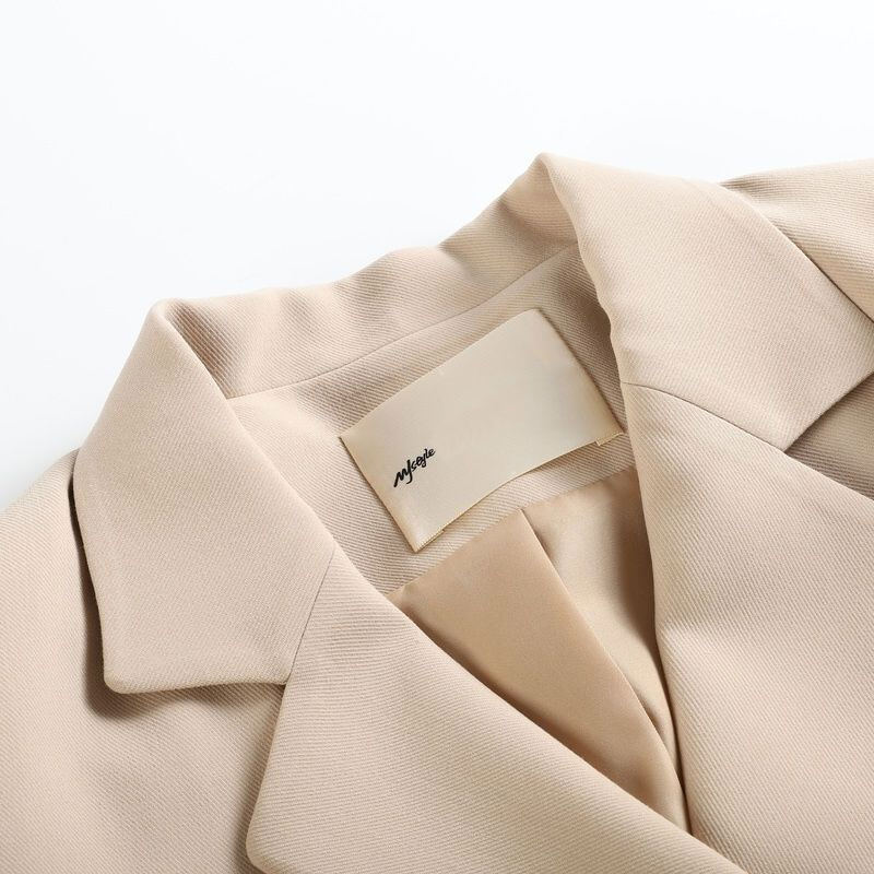RULINWOODS Áo Blazer Nữ Phong Cách Hàn Quốc Mới Về
