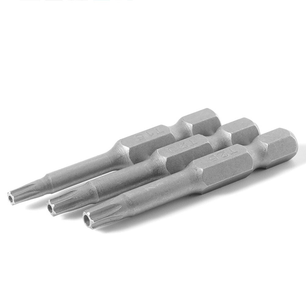 12 Chiếc Tuốc Nơ Vít Torx Điện Rỗng Chuôi Lục Giác 1/4 Inch Mũi Khoan Dụng Cụ Cầm Tay