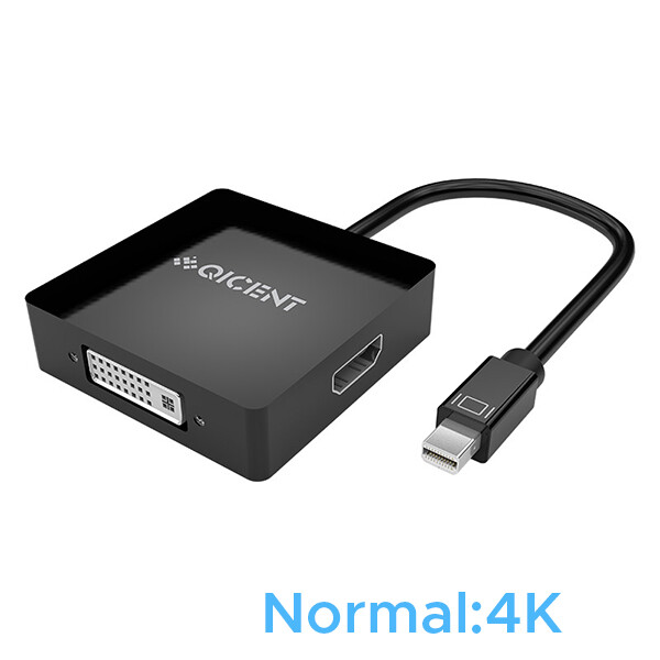 Qicent Mini DP sang HDMI dp cáp 4K Displayport đầu chuyển đổi bộ chuyển đổi video