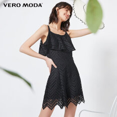 Vero Moda Bộ Áo Liền Quần Ren Cổ Xếp Nếp Phong Cách Ins Cho Nữ, 320278512