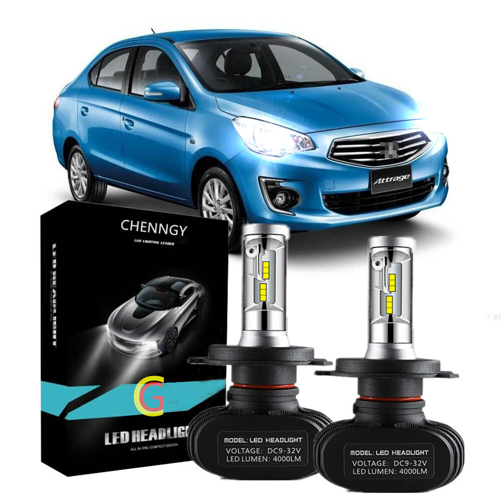 Đèn Pha LED Dành Cho Mitsubishi Attrage Năm 2013-2019 - 2 Chiếc, Bóng Đèn Pha