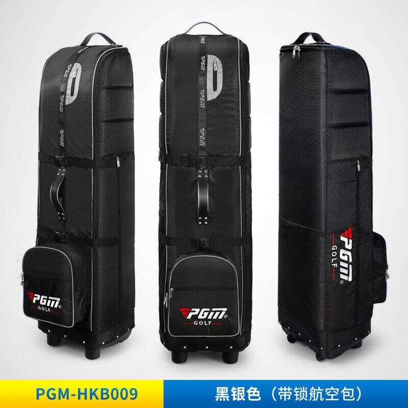 PGM Golf Aviation Bag Foldable with Tugboat Aircraft Consignment Bag with Complimentary Dust Storage Bags HKB009