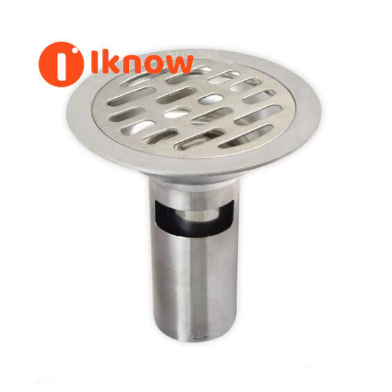 Floor Drain 10cm Traps 304 Stainless Steel Bathroom Shower Drain Cover