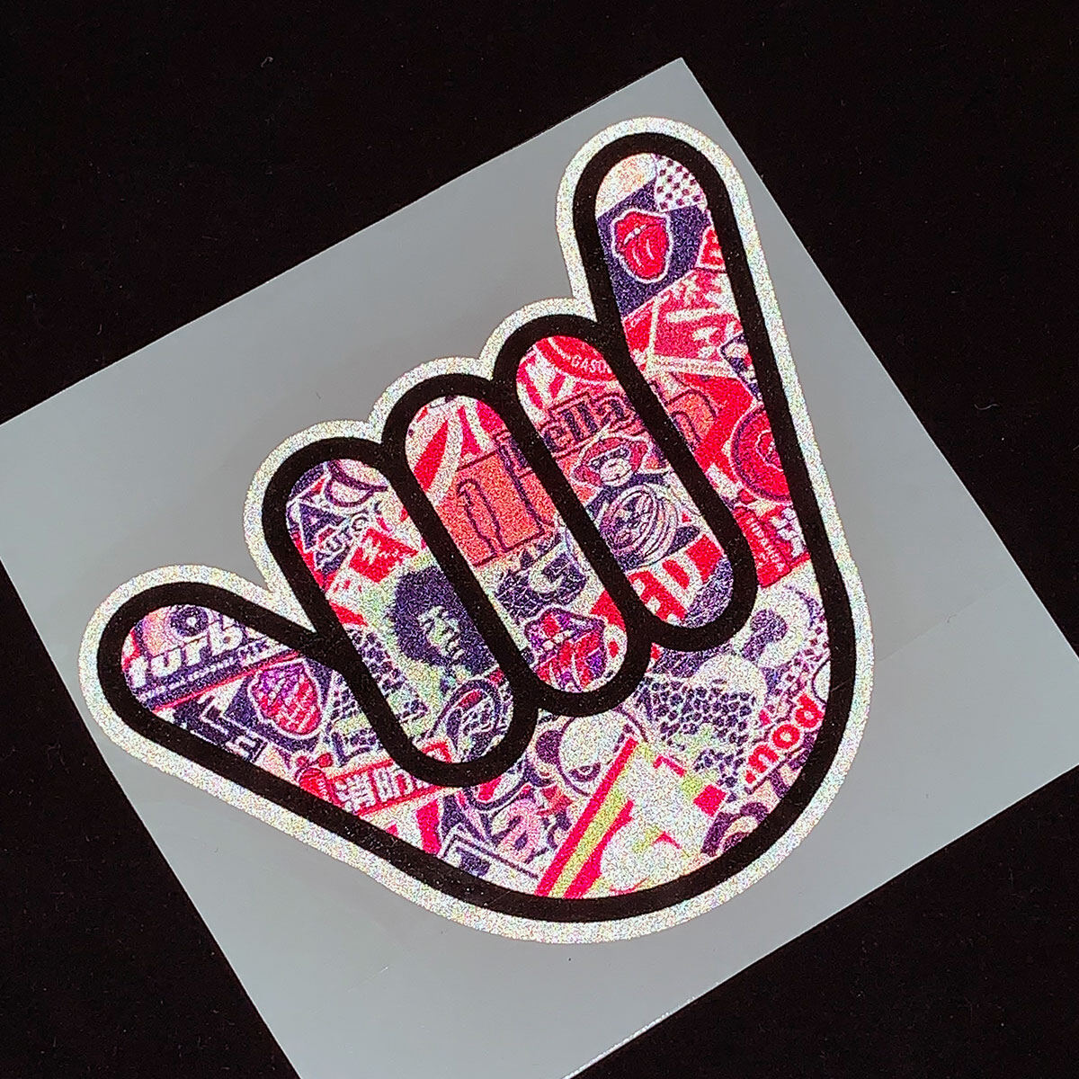 JDM Reflective sticker and decals Hellaflush Fatlace Cool Modified Accessories