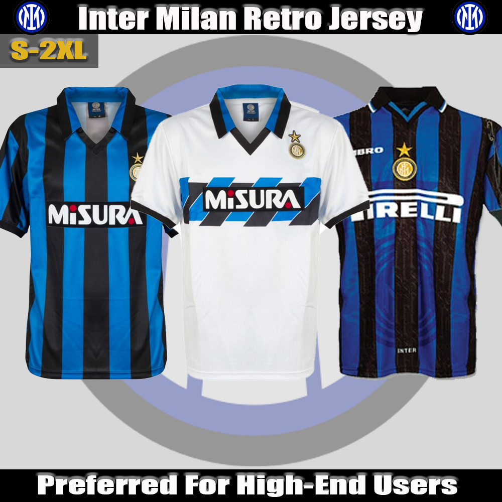 Áo Đấu Inter Retro Áo Đấu Inter Vintage 1998 2001 02 1998 90 1990 91 Áo