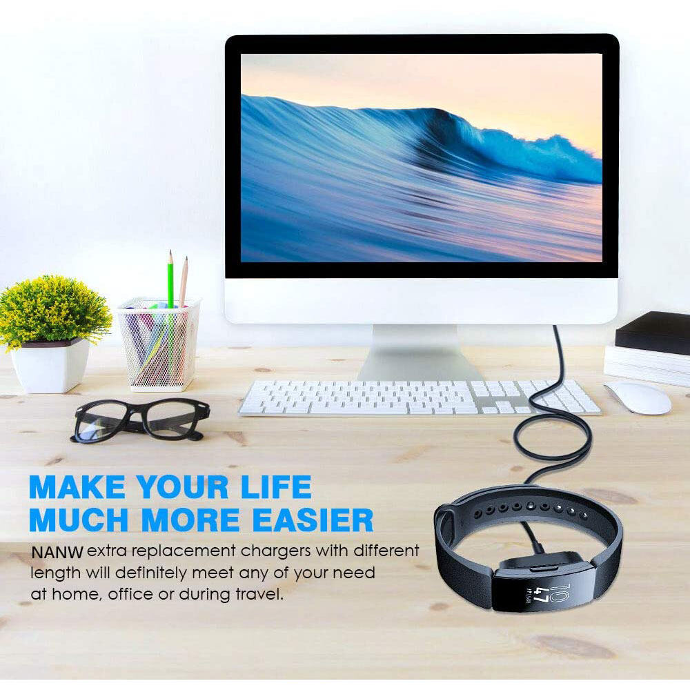 Compatible For Fitbit Inspire/Inspire HR/Ace 2 Charger, 100cm Replacement USB Charging Cable Cord