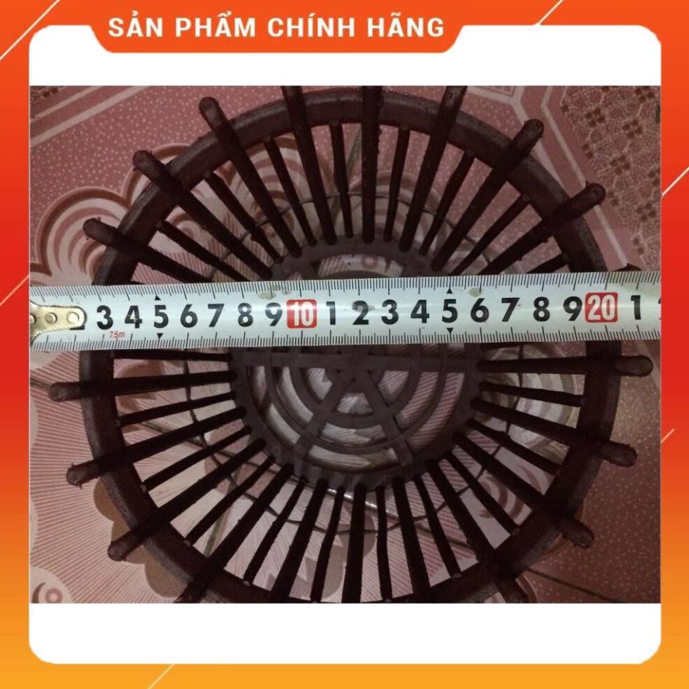 10 chậu giả gỗ nan phụ F20 màu đen.
