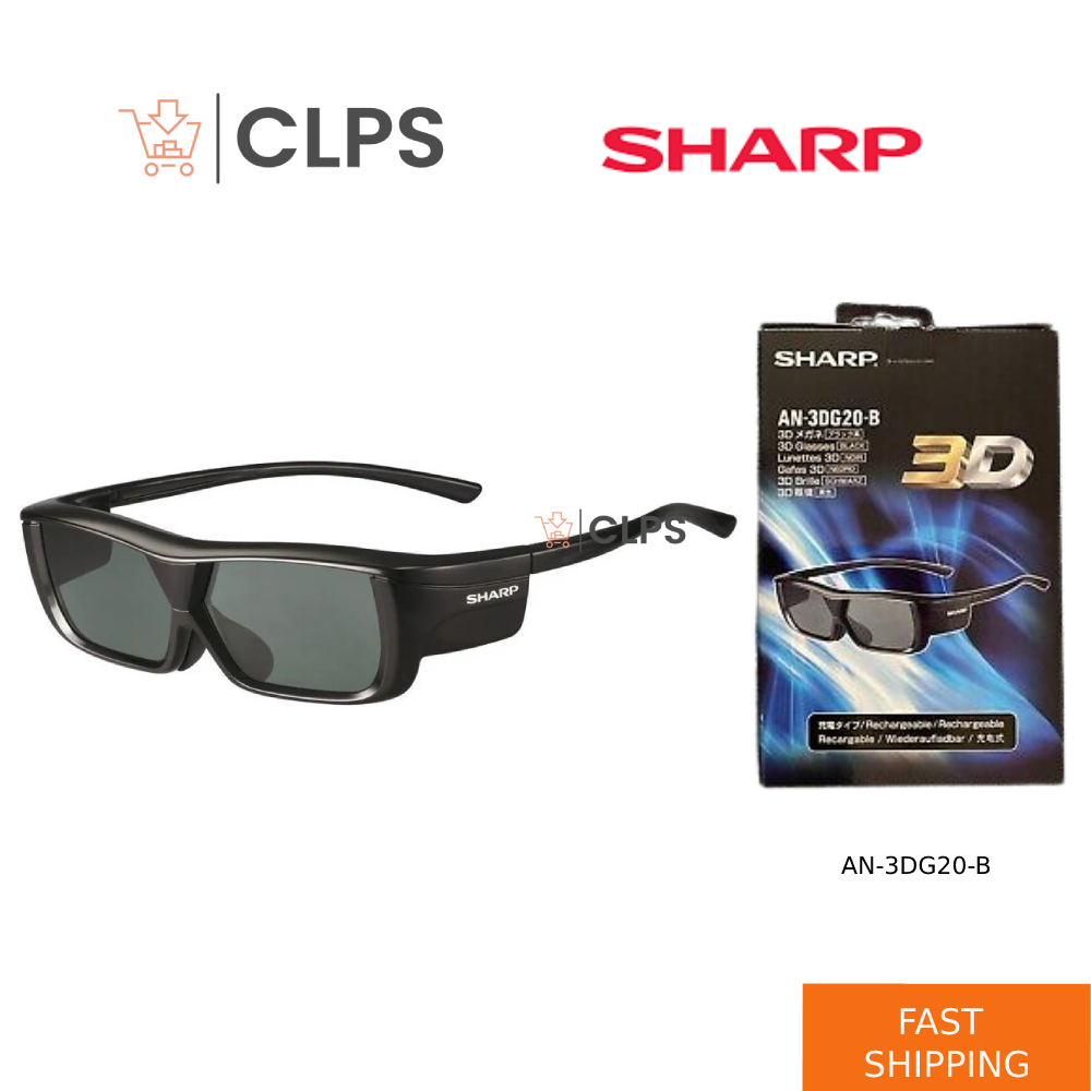 Sharp AN-3DG20-B 3D Glasses These 3D glasess are only for use with