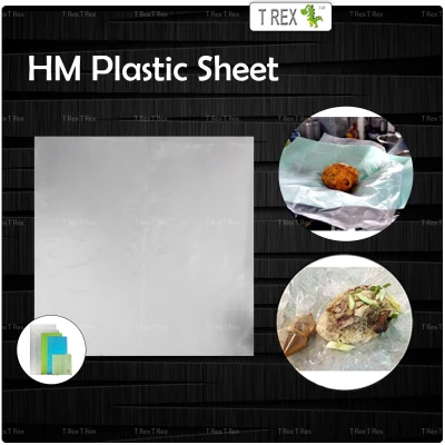 HM Plastic Sheet / Food Packaging Plastic Sheet / Take Away Plastic Sheet / Food Packaging / Plastik Keping - 6 Sizes