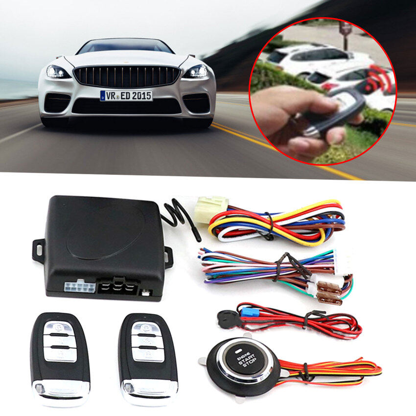 Universal Car Remote Start Stop Kit Control Open Alarm Engine Trunk Keyless Car Gnition