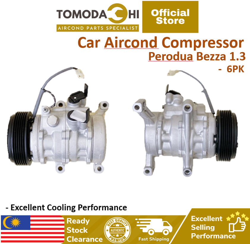 TOMODACHI Car Air Cond Compressor Aircond Perodua Bezza 1.0 1.3