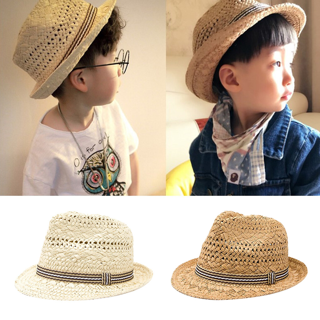infant boy fedora hat